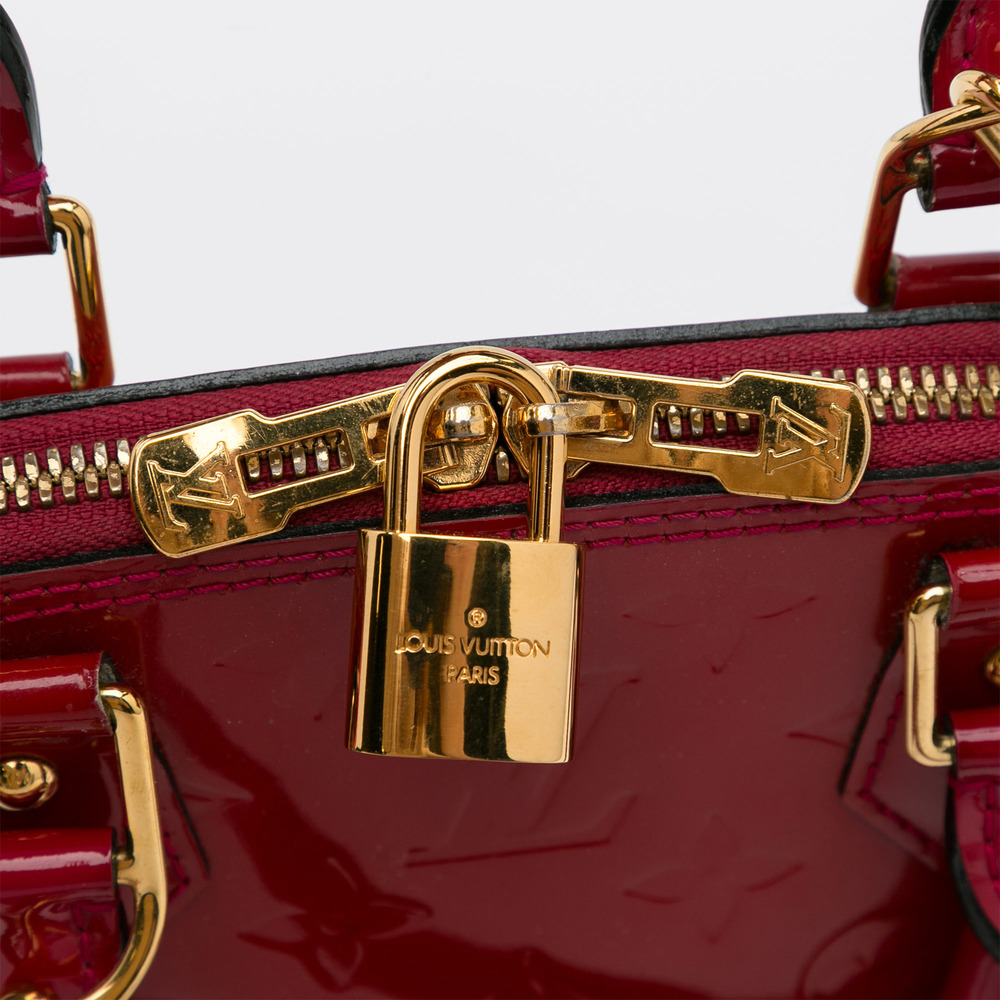 Pre-Loved Louis Vuitton Monogram Vernis Alma BB - Picture 10 of 12